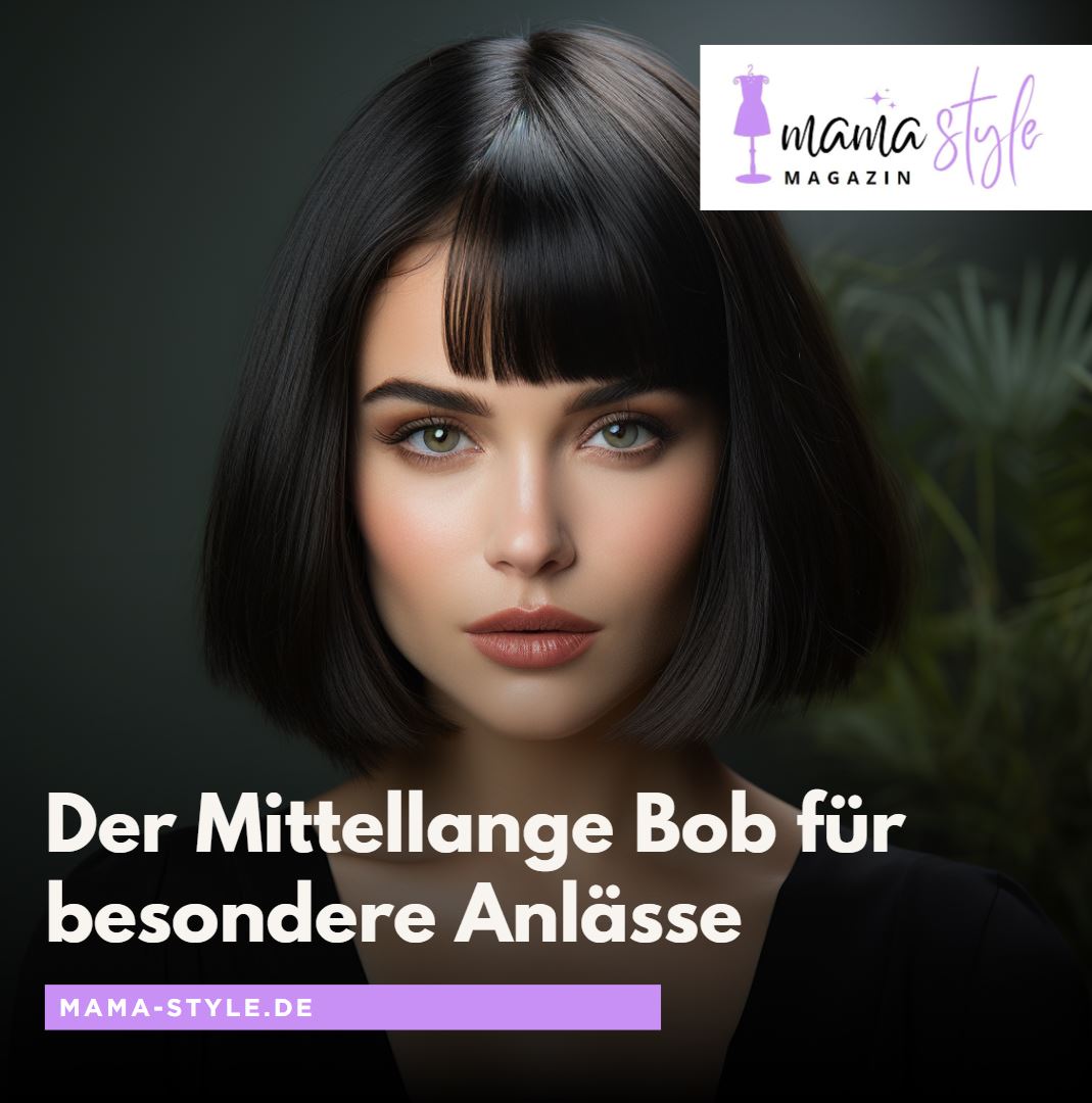 Der Mittellange Bob für besondere Anlässe Der Mittellange Bob für besondere Anlässe
