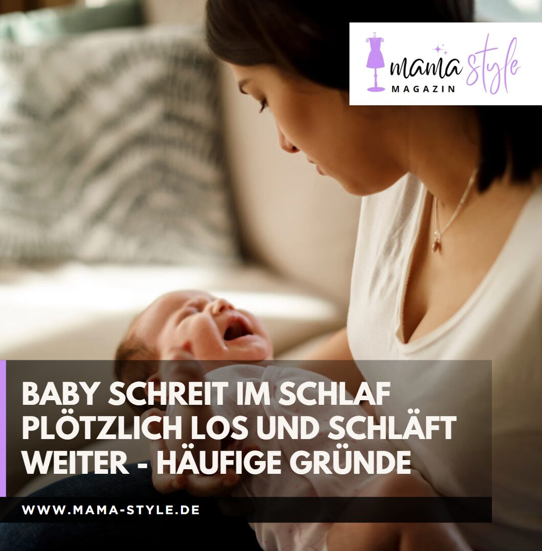 Baby schreit im Schlaf plötzlich los und schläft weiter - häufige Gründe Baby schreit im Schlaf plötzlich los und schläft weiter - häufige Gründe
